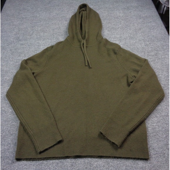 rag & bone Other - Rag & Bone Hoodie Men's L Green Olive Cashmere Pullover Knit Long Sleeve